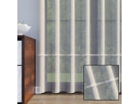 FIRANA NATURAL 330cm - wzór poziomy, ołowianka - krem