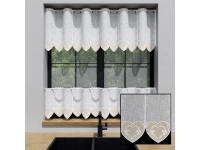 ZAZDROSTKA NATURAL 40cm HAFT SERCA  biel / beż PANEL