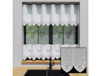 ZAZDROSTKA NATURAL 40cm HAFT SERCA  biel / szary PANEL