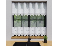 ZAZDROSTKA NATURAL 40cm HAFT SERCA  biel / szary PANEL