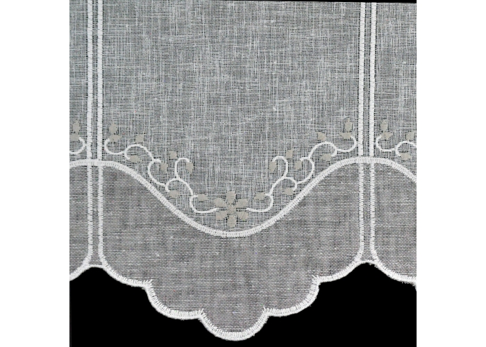 ZAZDROSTKA NATURAL 40cm HAFT biel / szary PANEL