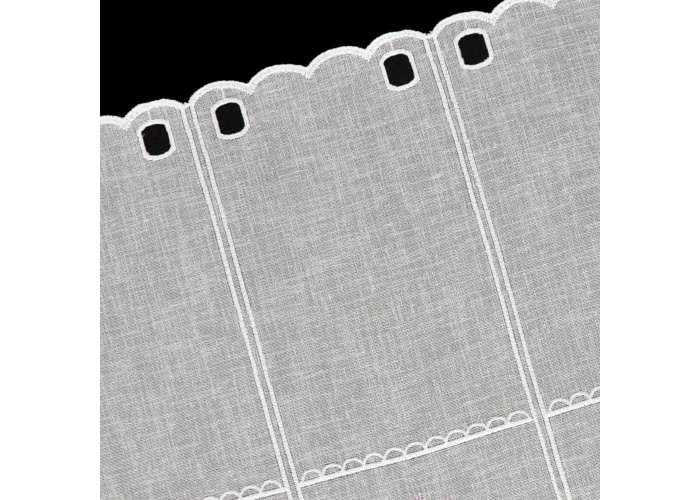 ZAZDROSTKA NATURAL 40cm, HAFT biel/lawenda PANEL