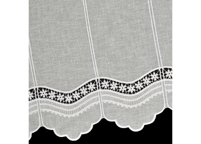 ZAZDROSTKA NATURAL APLIK 60cm, HAFT biel PANEL