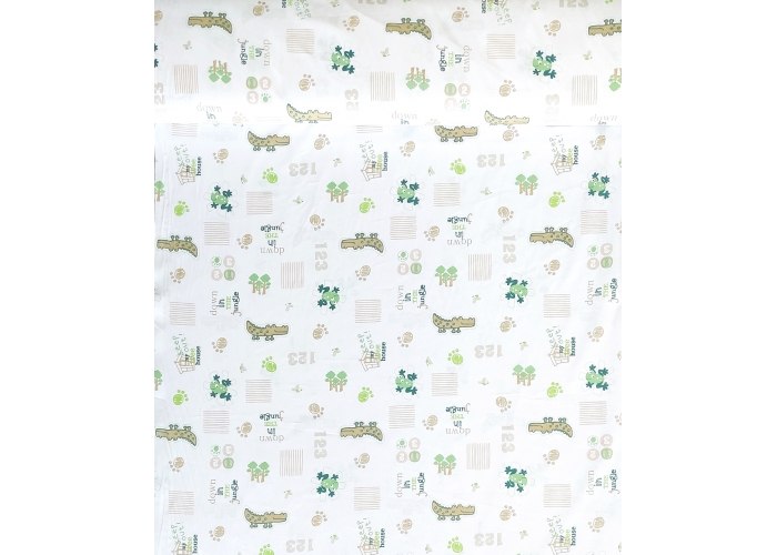 Tkanina bawełniana WYPRAWA DO JUNGLI - 140g/m²/160cm