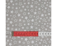 Tkanina bawełniana GWIAZDOZBIÓR SZARYM  - 140g/m²/160cm