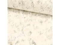 Tkanina GLAMOUR VELVET, WELUR ZŁOTO-SREBRO ECRU - 280cm