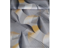 Tkanina DEKORACYJNA VELVET SOFT - GEO SZARY