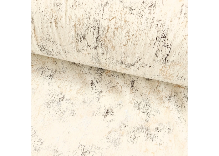 Tkanina GLAMOUR VELVET, WELUR ZŁOTO-SREBRO ECRU - 280cm