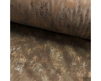 Tkanina GLAMOUR VELVET, WELUR ZŁOTO-SREBRO-CIEMNY BEŻ - 280cm