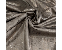 Tkanina GLAMOUR VELVET, WELUR ZŁOTO-SREBRO- SZARY BEŻ - 280cm