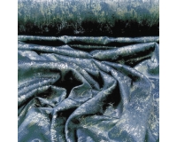 Tkanina GLAMOUR VELVET, WELUR ZŁOTO-SREBRO- BŁĘKIT - 280cm