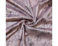 Tkanina GLAMOUR VELVET, WELUR ZŁOTO-SREBRO-RÓŻ - 280cm