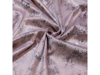 Tkanina GLAMOUR VELVET, WELUR ZŁOTO-SREBRO-RÓŻ - 280cm