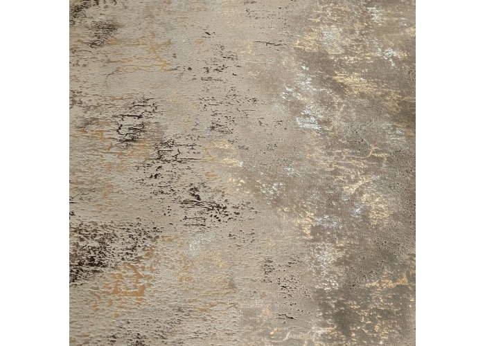 Tkanina GLAMOUR VELVET, WELUR ZŁOTO-SREBRO- JASNY BEŻ - 280cm