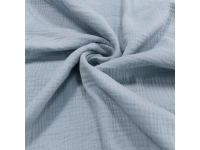 DOUBLE GAUZE, MUŚLIN - JASNY BŁĘKIT / SKY BLUE - 150cm