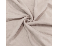 DOUBLE GAUZE, MUŚLIN - CAPPUCCINO - 150cm