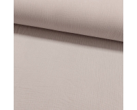 DOUBLE GAUZE, MUŚLIN - CAPPUCCINO - 150cm