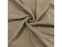 DOUBLE GAUZE, MUŚLIN - CHŁODNY BEŻ - 150cm