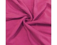 DOUBLE GAUZE, MUŚLIN - AMARANT - 150cm