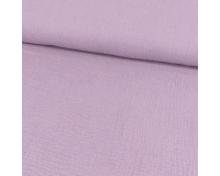DOUBLE GAUZE, MUŚLIN - LILA, JASNY FIOLET - 150cm