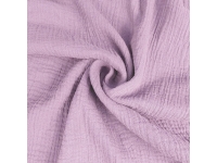 DOUBLE GAUZE, MUŚLIN - LILA, JASNY FIOLET - 150cm