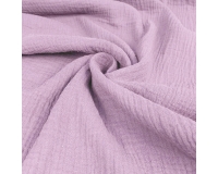 DOUBLE GAUZE, MUŚLIN - LILA, JASNY FIOLET - 150cm