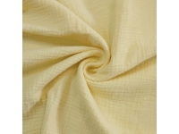 DOUBLE GAUZE, MUŚLIN - BANAN - 150cm