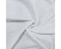 DOUBLE GAUZE, MUŚLIN - BIAŁY - 160cm