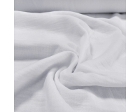 DOUBLE GAUZE, MUŚLIN - BIAŁY - 160cm