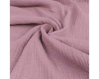 DOUBLE GAUZE, MUŚLIN - KOKTAJL JAGODOWY - 140cm