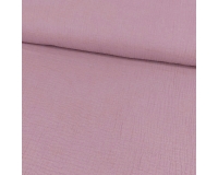 DOUBLE GAUZE, MUŚLIN - KOKTAJL JAGODOWY - 140cm