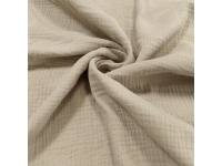 DOUBLE GAUZE, MUŚLIN - PIASKOWY - 155cm