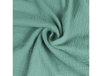DOUBLE GAUZE, MUŚLIN - BRUDNA MIĘTA - 140cm