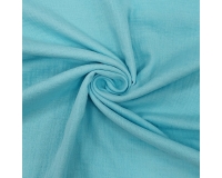DOUBLE GAUZE, MUŚLIN - LAZUROWY BŁĘKIT - 140cm