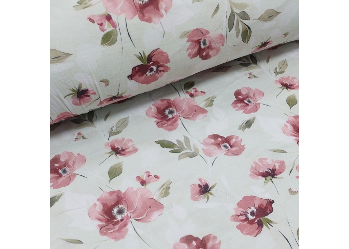 DOUBLE GAUZE, MUŚLIN - MAKI NA MIĘCIE- 145cm