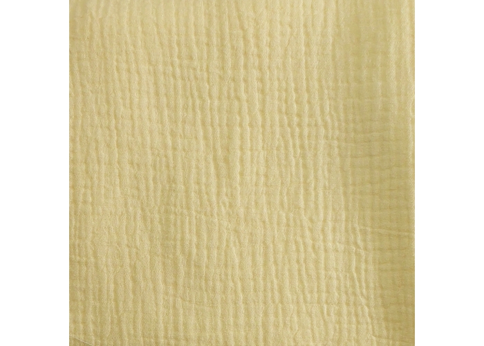 DOUBLE GAUZE, MUŚLIN - BANAN - 150cm