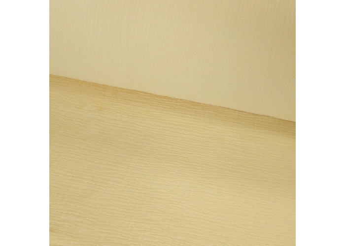 DOUBLE GAUZE, MUŚLIN - BANAN - 150cm