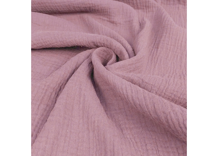 DOUBLE GAUZE, MUŚLIN - KOKTAJL JAGODOWY - 140cm