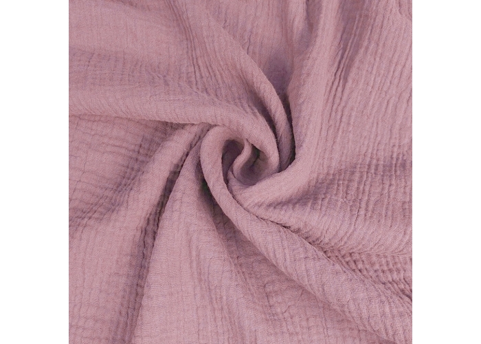 DOUBLE GAUZE, MUŚLIN - KOKTAJL JAGODOWY - 140cm