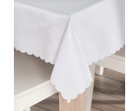 Tkanina OBRUS PLAMOODPORNA - ŁEZKI - 160cm ŻAKARD