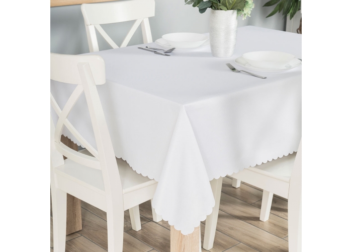 Tkanina OBRUS PLAMOODPORNA - ŁEZKI - 160cm ŻAKARD
