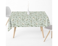 WIELKANOCNE PISANKI MIĘTOWE - tkanina na OBRUSY, ZASŁONY, PODUSZKI - 150 cm