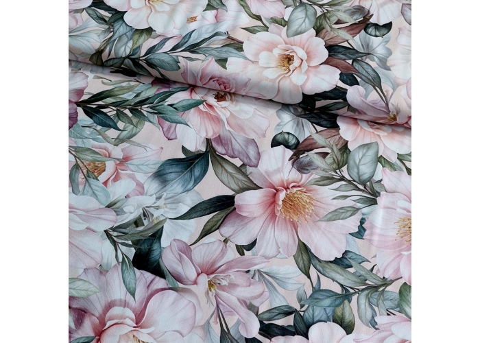 TKANINA WISKOZA MAGNOLIA - NA 0BLUZKI, NA SUKIENKI - 140cm