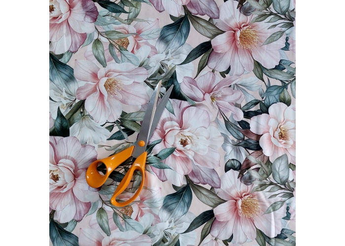 TKANINA WISKOZA MAGNOLIA - NA 0BLUZKI, NA SUKIENKI - 140cm