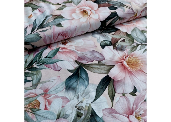 TKANINA WISKOZA MAGNOLIA - NA 0BLUZKI, NA SUKIENKI - 140cm