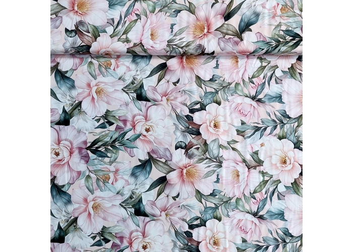 TKANINA WISKOZA MAGNOLIA - NA 0BLUZKI, NA SUKIENKI - 140cm